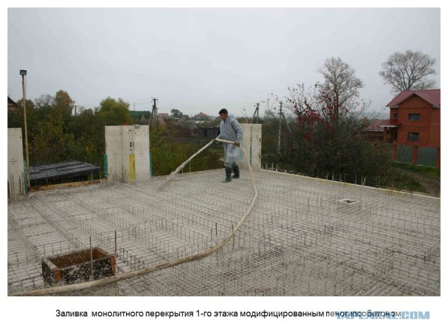 Строительство монолитного домика