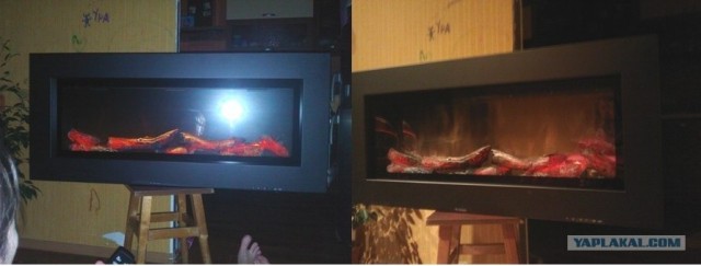 Камин в обычной квартире