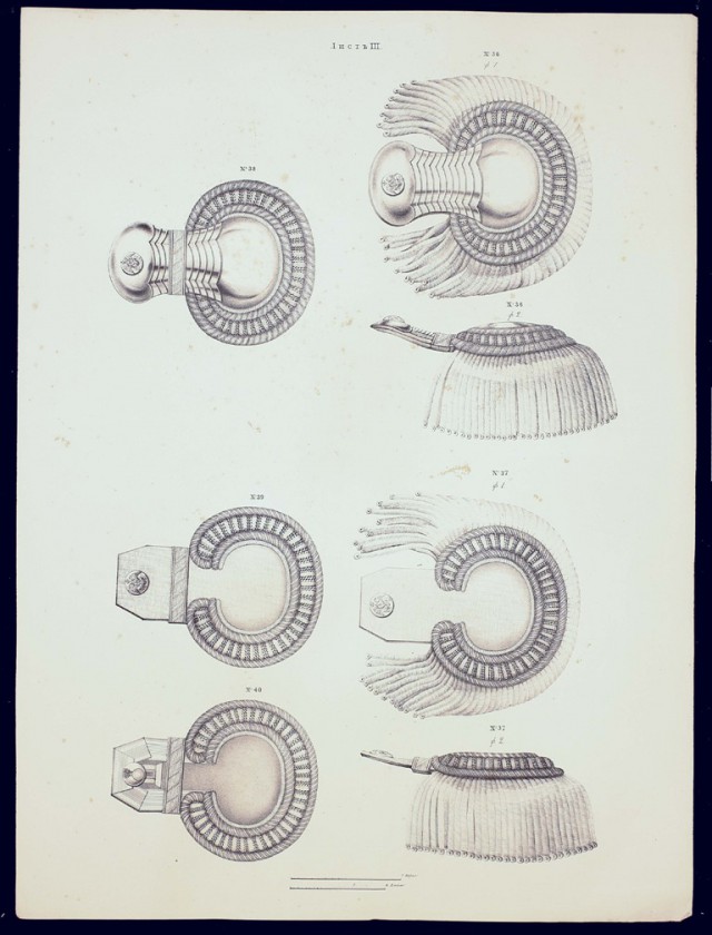 Обмундирование Императорской армии, 1844 год.