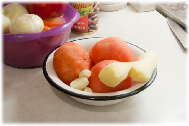 Острые томатные супы, Mitsv + FrauMarta = помидор