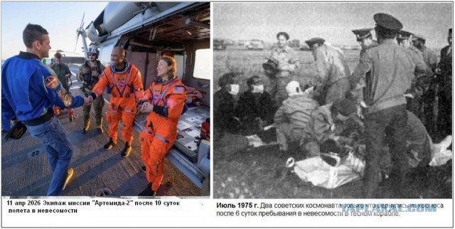 Экипаж миссии "Артемида-2" успешно приводнился в Тихом океане