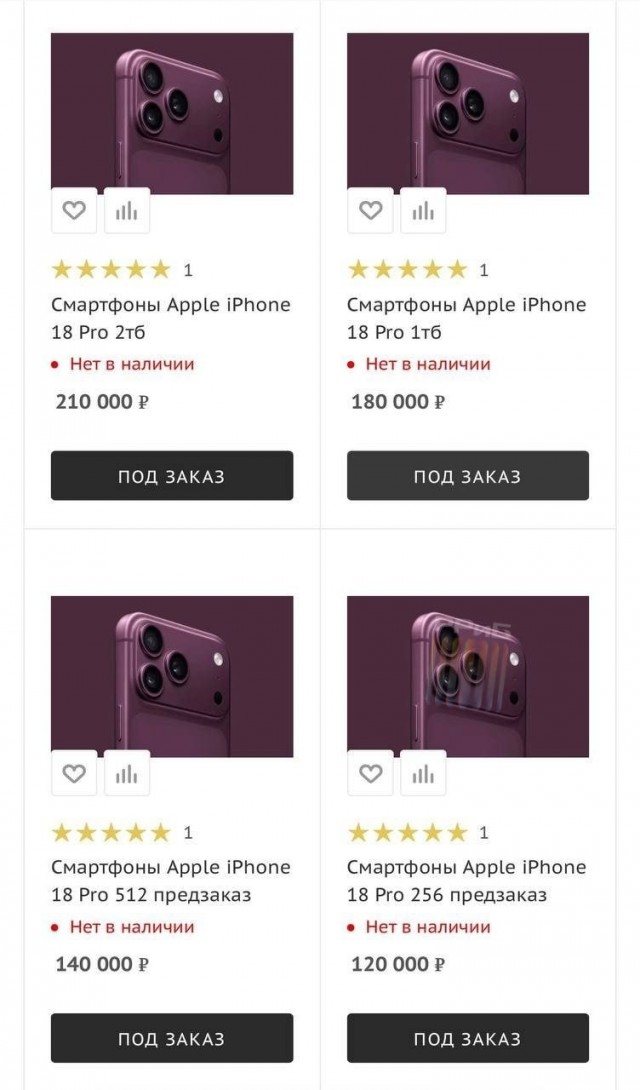 На Горбушке уже открыли предзаказы на iPhone 18 pro, который ещё даже не вышел