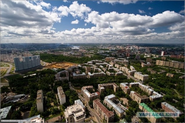 Москва с высоты птичьего полета