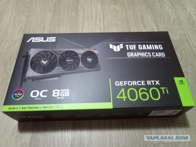 Продам Asus RTX 4060 Ti TUF gaming OC 8G