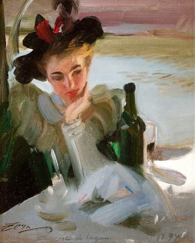 «На природе» Худ. Андерс Цорн. 1888 г.