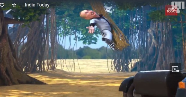 Мультфильм с Владимиром Путиным и премьер-министром Индии Нарендрой Моди показал телеканал India Today