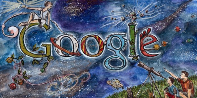 Дети нарисовали дудлы для Google