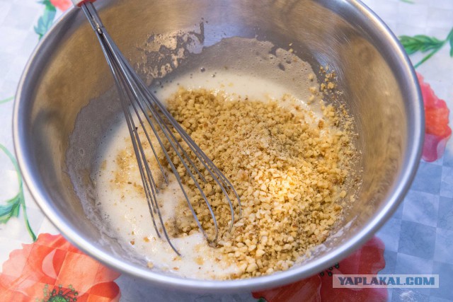 Самый простой песочный пирог с орехами