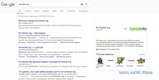 «Яндекс» и Google начали удалять заблокированные Роскомнадзором сайты из поиска для россиян