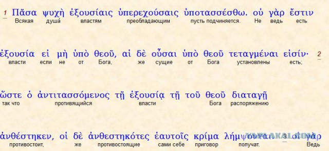 Евангелие: любая власть от Сатаны.