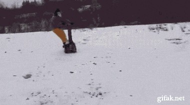 Шикарный гусеничный "скейт"