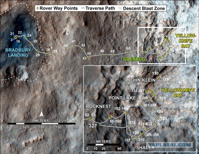 Curiosity отправляется в путь длиною в год