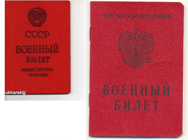 Военный билет поданного Российской Империи
