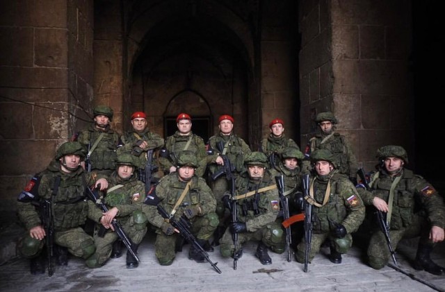 Работа военной полиции РФ в Алеппо