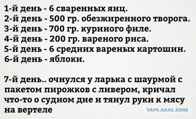 Всю боль этих фотографий поймет только тот, кто хотя бы раз сидел на диете
