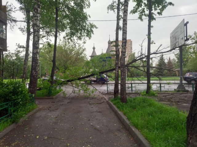 В Москве ураган!