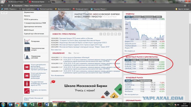 На Московской бирже стоимость евро менее чем за час выросла на 3 рубля. Курс доллара впервые с 2016 года пробил отметку в 63 руб