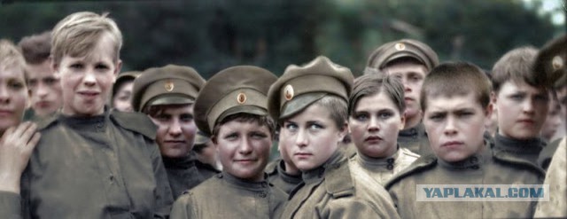 Раскрашенные фотографии русских в Первой мировой войне