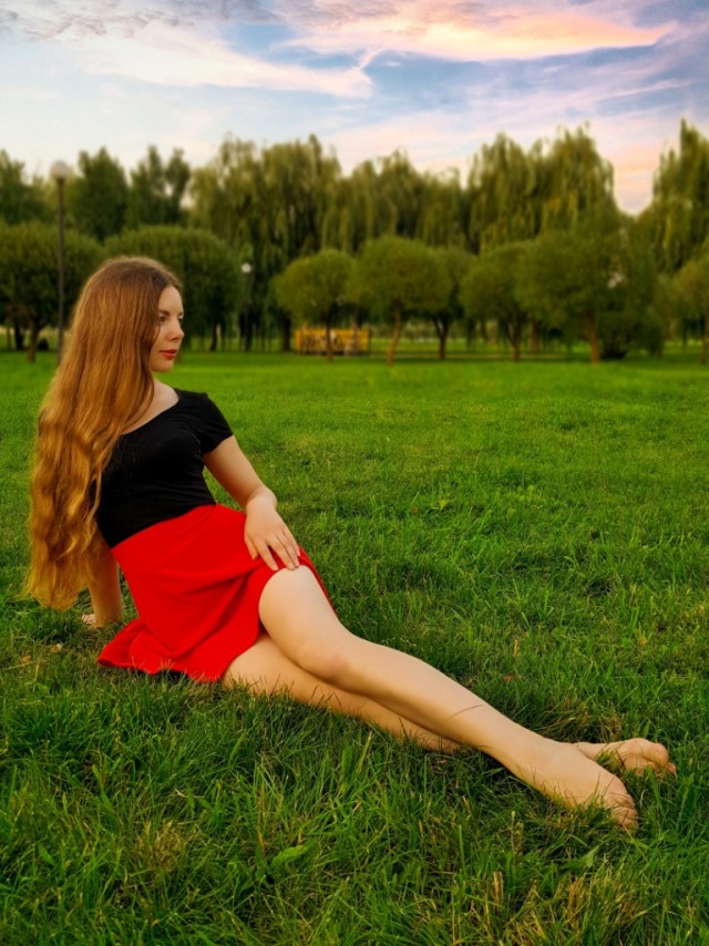 Девушки на свежем воздухе