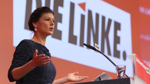 Реальный кандидат от немецкой левой политической партии Die Linke.