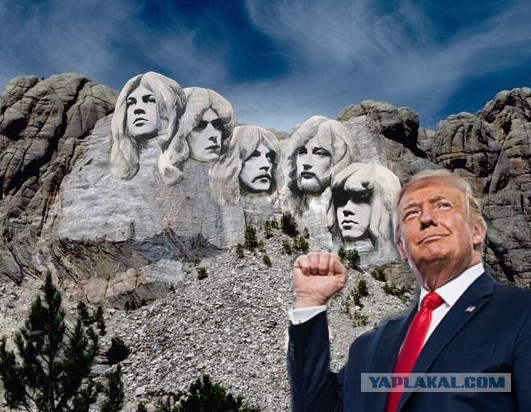 Трампа высекут из камня на горе Рошмор.