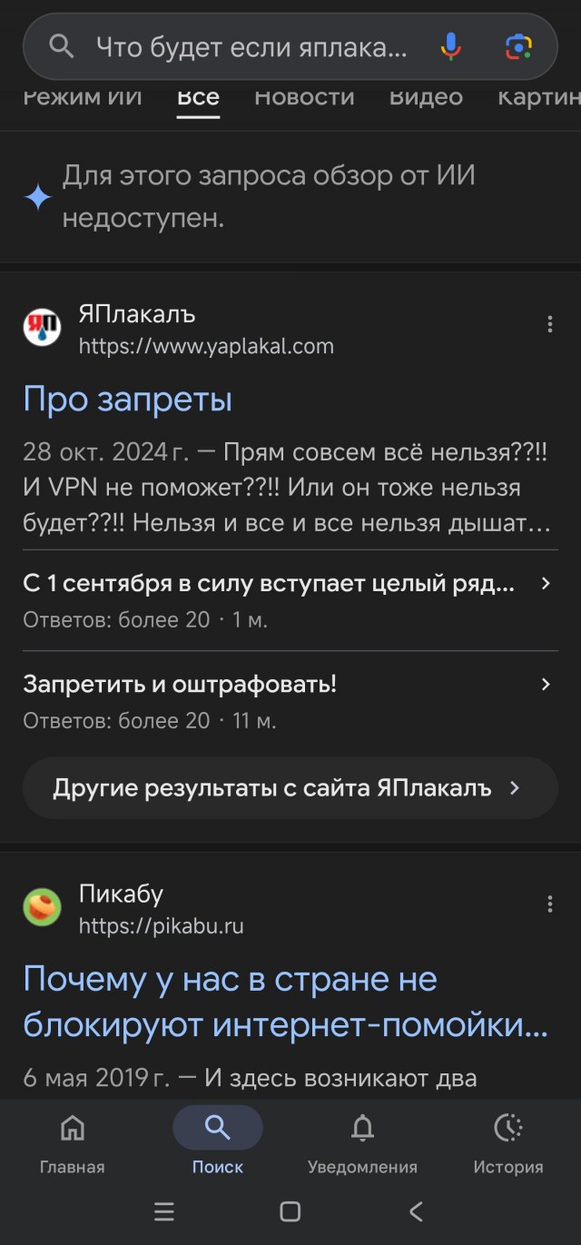 А что будет, если яп запретят?