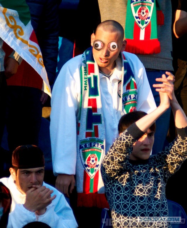 Грозненский фанат ФК "Терек"