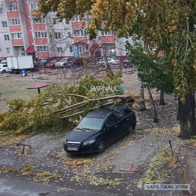 А у нас ледяной дождик (Барнаул).