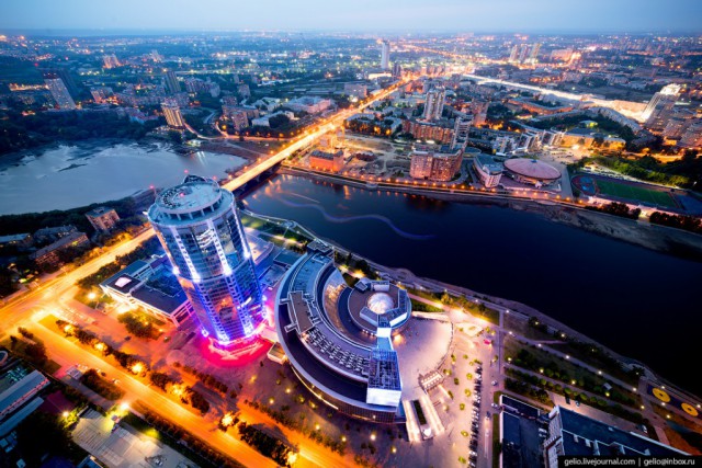 Екатеринбург с высоты: город, растущий вверх