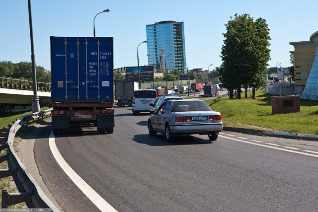 Город в осаде - ремонт на Ленинградском шоссе