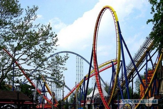 Американская горка Millenium Force (43 фото+видео)