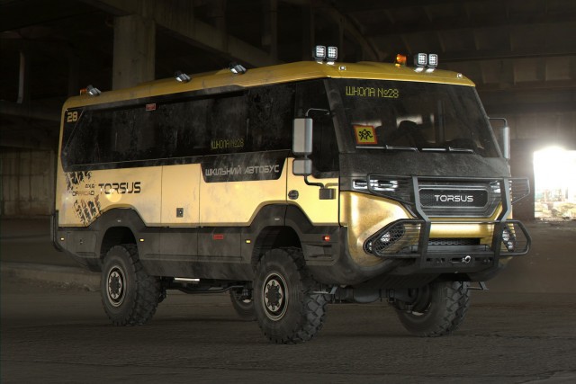 Чешско-украинская фирма создала школьный автобус для бездорожья