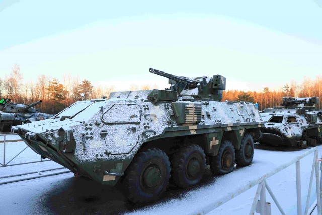 Выставка украинской техники в городе на Неве