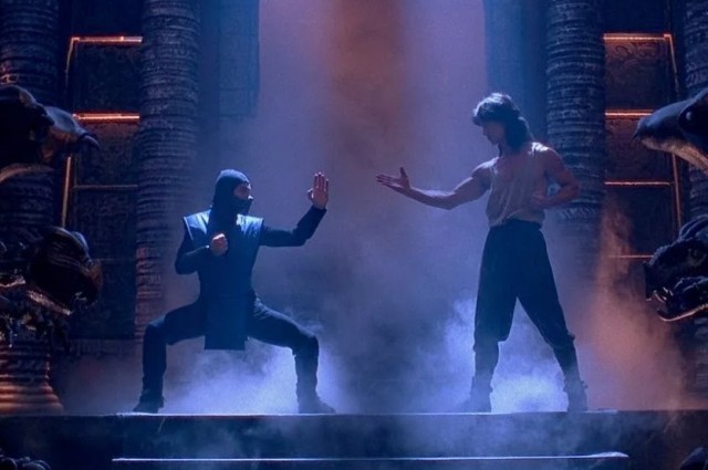 Как снимали фильм "Смертельная битва" (Mortal Kombat `95)