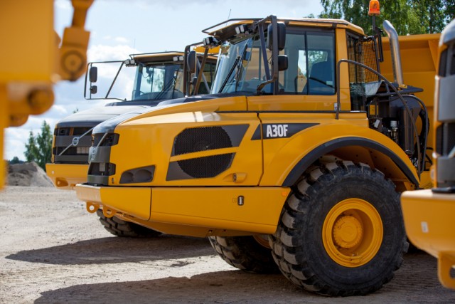 Полигон Volvo Construction Equipment в Швеции