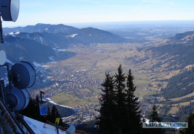 Сказочная деревушка в баварских Альпах