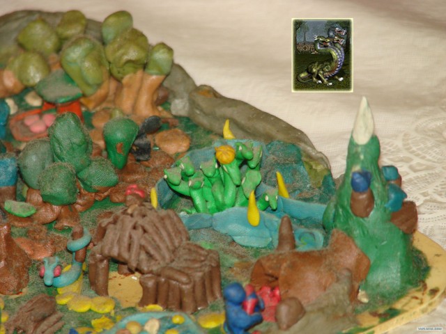 Фанарт из пластилина