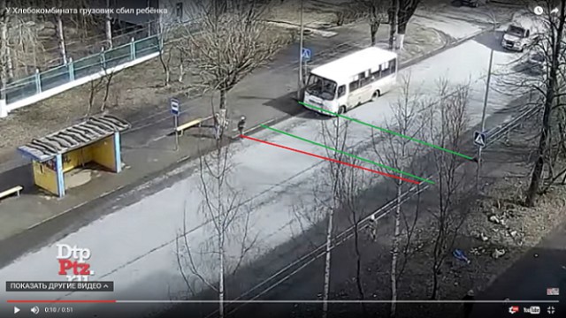 В Петрозаводске грузовик сбил девочку на пешеходном переходе