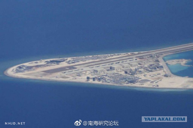 Впечатляющие темпы китайского строительства на островах в Южно-Китайском море