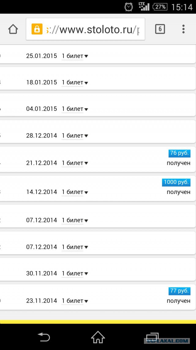 Я выиграл в лотерею!