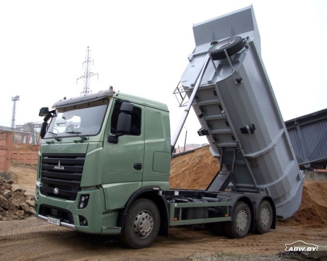 Рассекречиваем МАЗ-6501M7 Евро-6 - минский самосвал завтрашнего дня