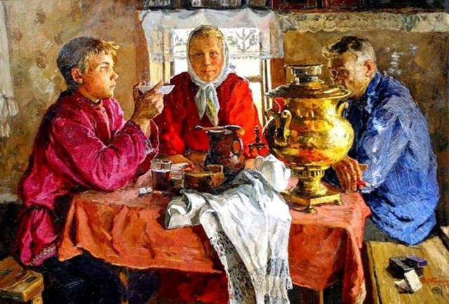 Чаепитие в Российской империи