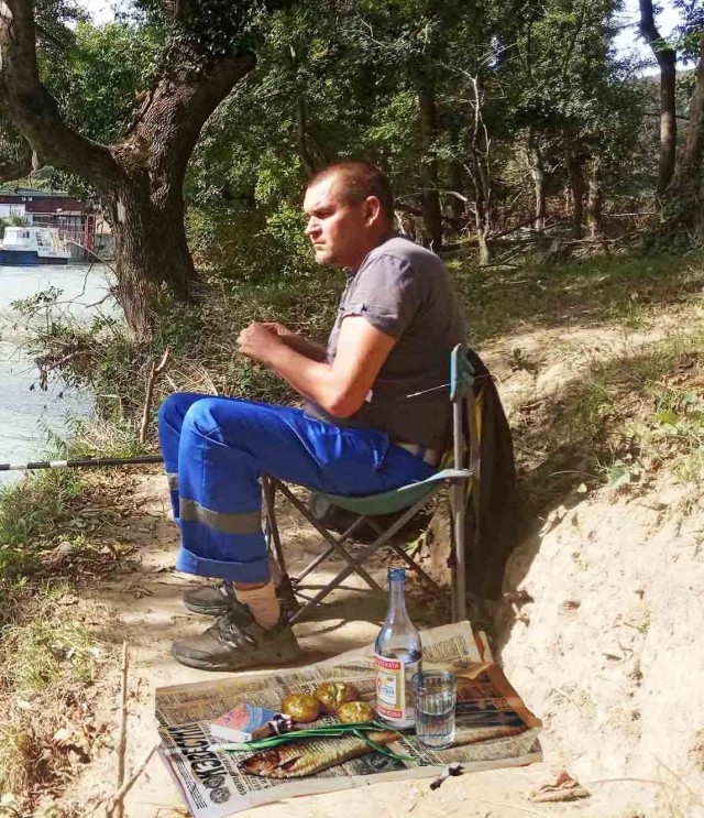 Фотожаба про рыбака "Улов"