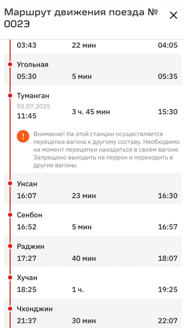 Прямые поезда из Москвы в Северную Корею начнут ходить уже с завтрашнего дня