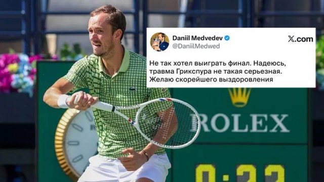Первая российская ракетка Даниил Медведев стал чемпионом турнира в Дубае