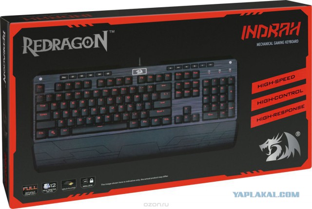 Механическая клавиатура Redragon Indrah Black USB  Москва.