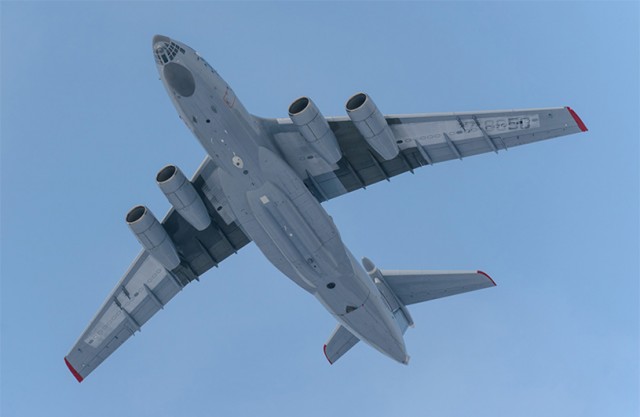 Ил-76 упал в Корочанском районе