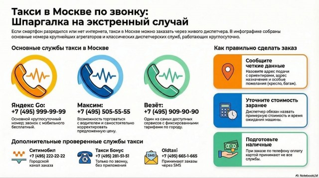 «Яндекс» заявил о сложностях с заказом такси в Москве из-за ограничений связи