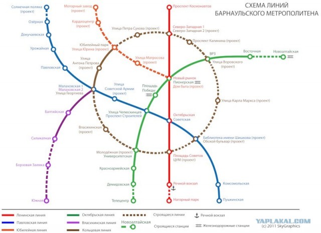 Схема метрополитена