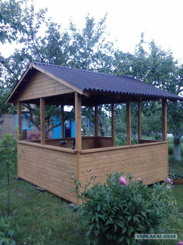 Моя мини стройка беседки 3х3 метра